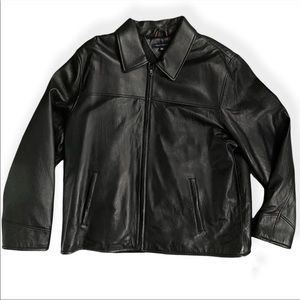 NWT Tommy Hilfiger Leather
Genuine Jacket Black Men's XXL